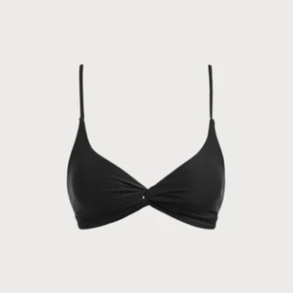 BERLOOK Black Twist Backless Bikini Top AND bottom 08 - Picture 5 of 11